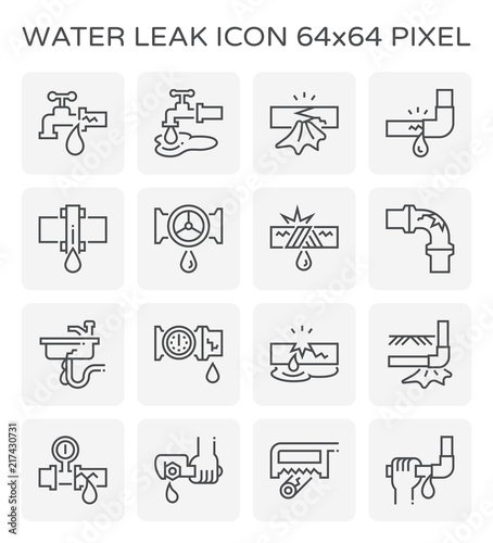 burst pipe icon