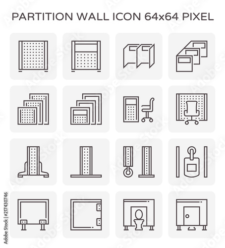 partition wall icon