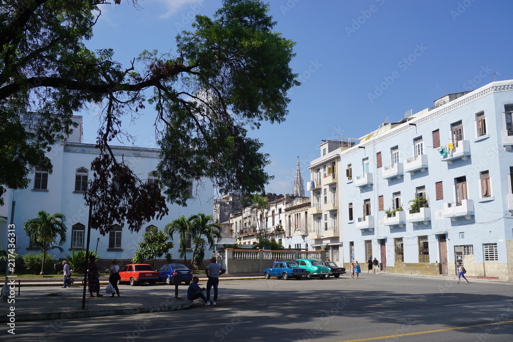 In den Straßen von Havanna, Kuba, Kolonialstadt