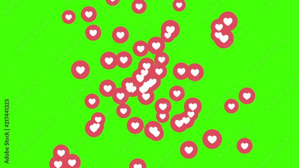 many heart shape like icon random leaking from center overlay loopable animation green screen background New unique quality universal motion dynamic colorful joyful dance music holiday video footage many heart shape like icon random leaking from center overlay loopable animation green screen background New unique quality universal motion dynamic colorful joyful dance music holiday video footage