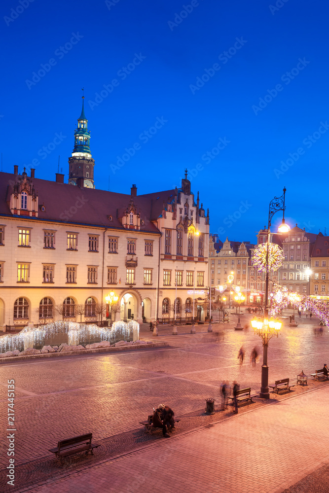 City illumination at christmas
