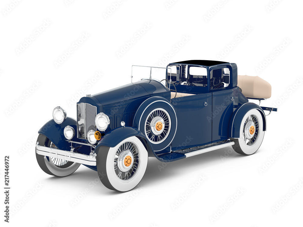 3D model of retro car