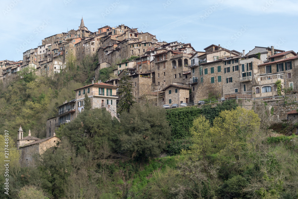 Fototapeta premium Apricale. Ancient village, Province of Imperia, Italy