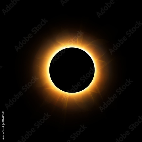 Fototapeta Naklejka Na Ścianę i Meble -  Solar Eclipse Illustration