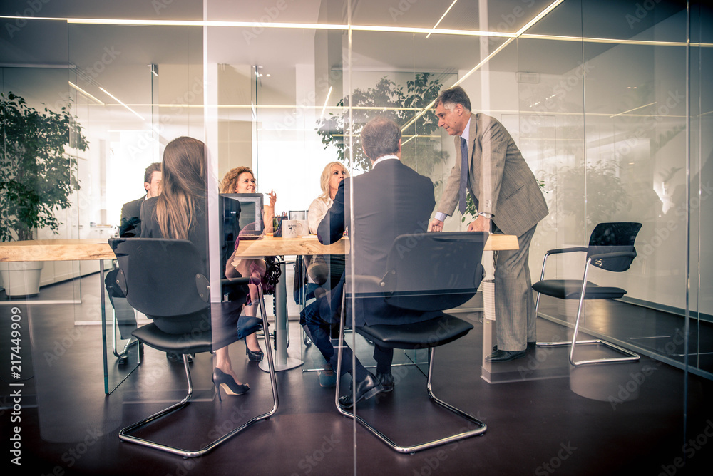 Businesspeople in a office Businesspeople in a office