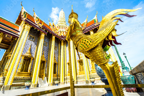 Kinnaree statue in the Grand Palace, Thailand