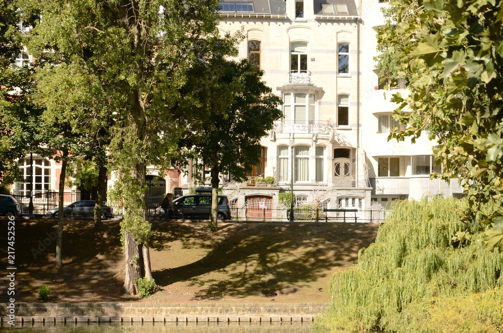 Obraz premium Etangs d’Ixelles (Bruxelles)