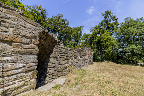 Old medieval castle Isenburg in germany  photo