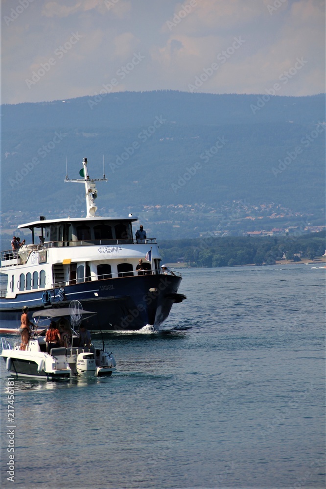 Naklejka premium yvoire suisse