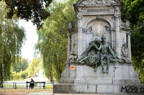 Obraz na płótnie Etangs d’Ixelles (Bruxelles)
w salonie