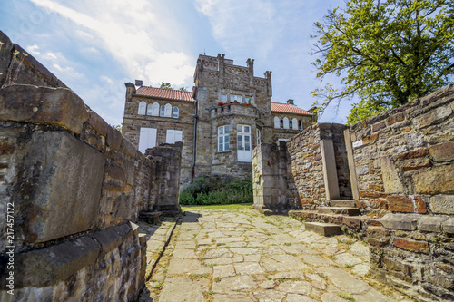 Old medieval castle Isenburg in germany  photo