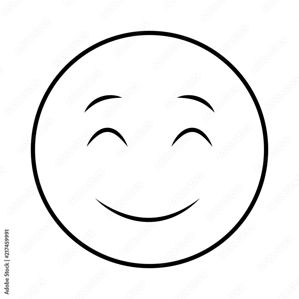 emoji smiling kawaii character icon emoji smiling kawaii character icon