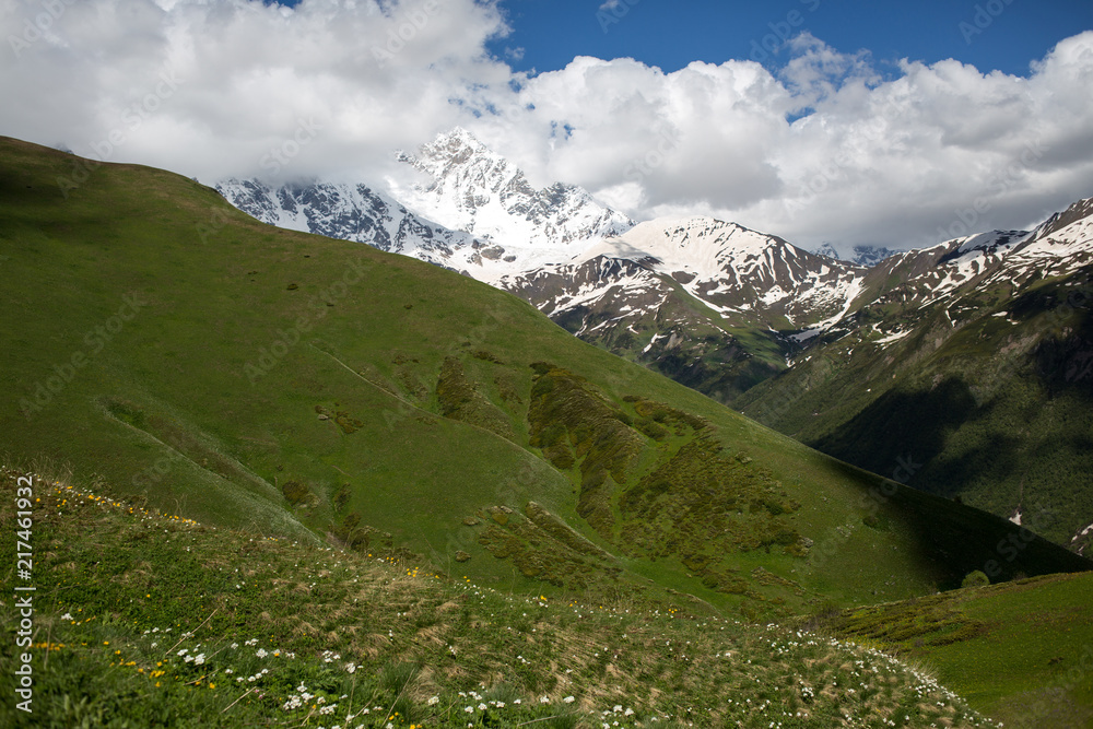 Svaneti mountains in Georgia