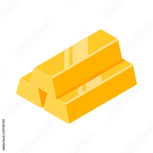 Isometric Gold Icon