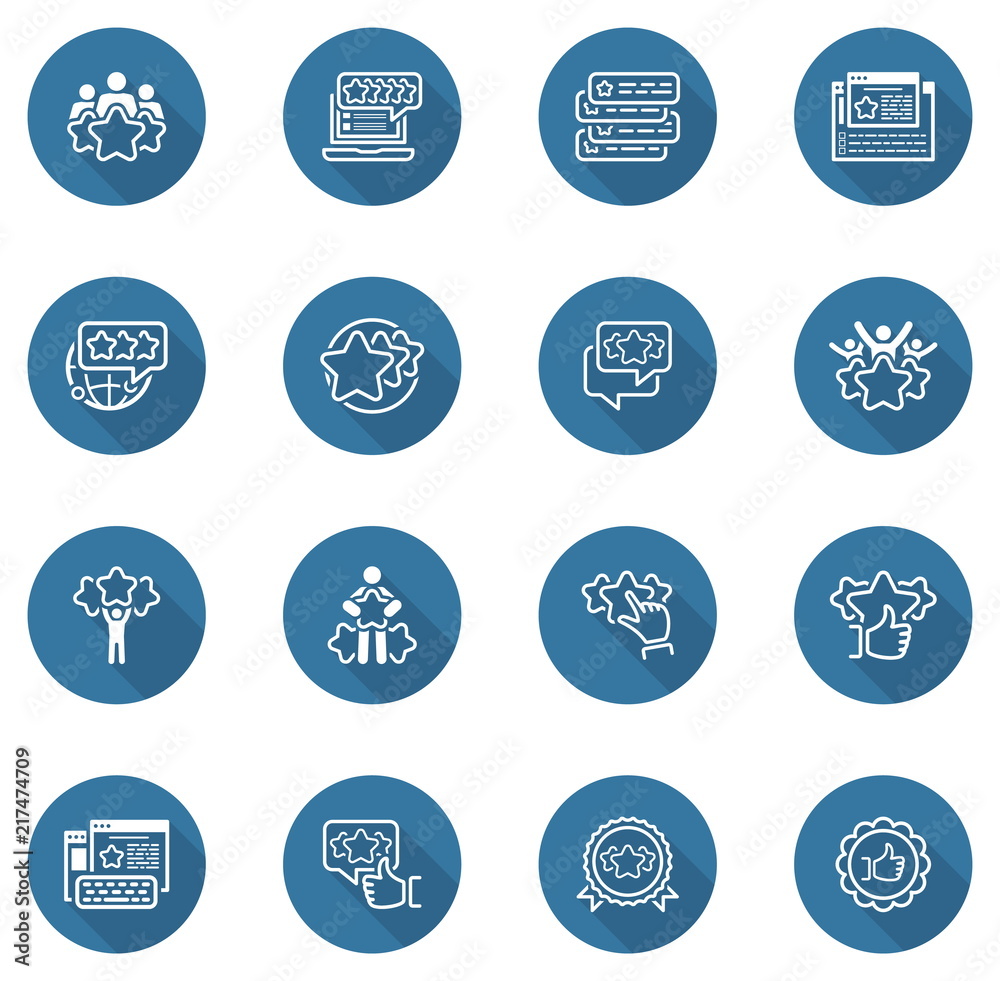 Simple Set of Testimonials Icons Simple Set of Testimonials Icons