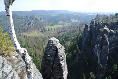 Elbsandsteingebirge Felsen photo