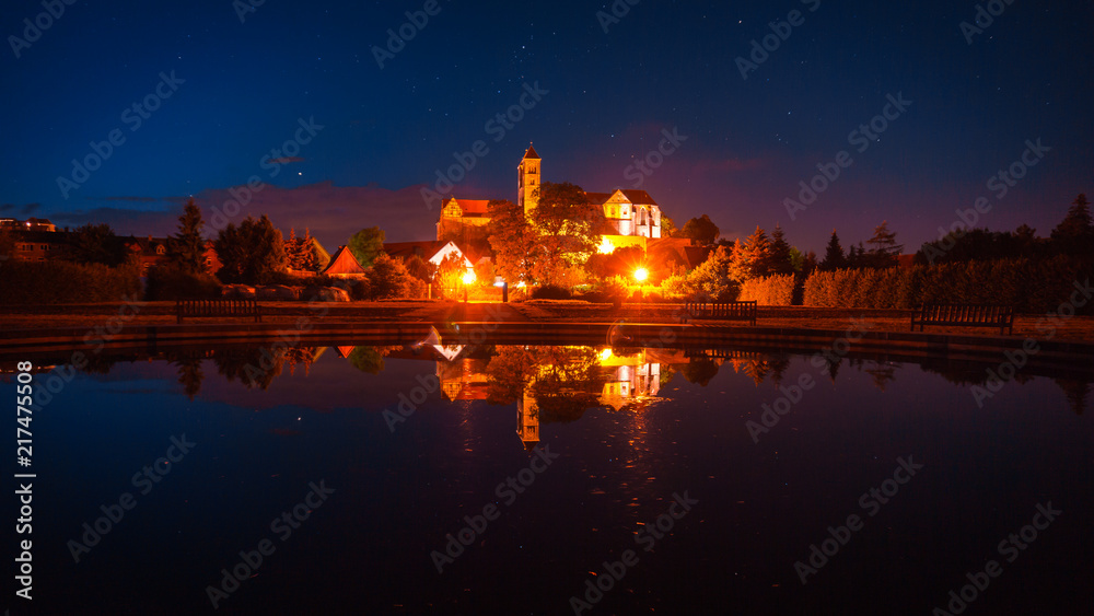 Quedlinburger Schloss unter Sternen
