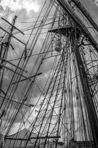 Tall ship rigging