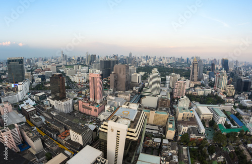Top view of Bangkok