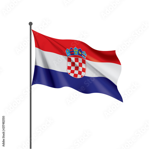 Free Download Croatia flag, vector illustration on a white background - GFXLoad