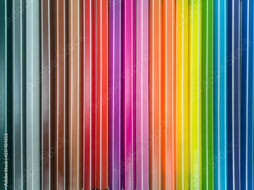 Set of colorful marker paint pen background