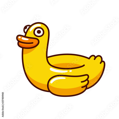 Funny duck pool float