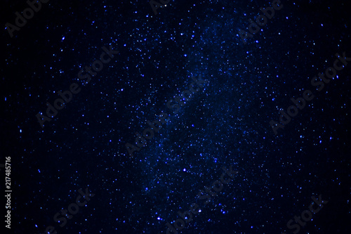The starry sky. Space. Stars  meteors  the Milky Way. Astonomy.