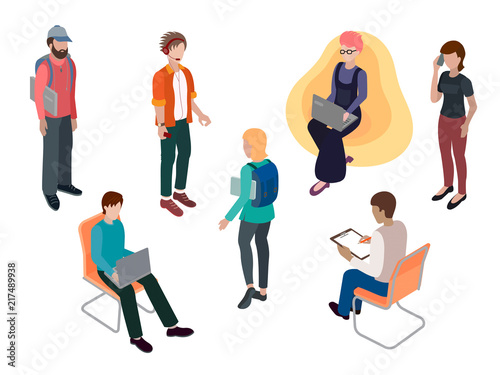  Team of creative young people