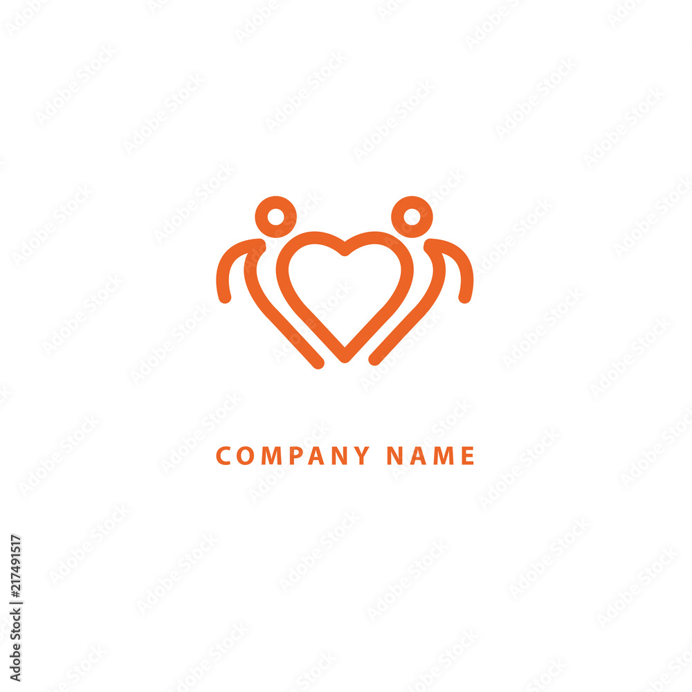 Abstract community logo icon vector design. Creative agency, social work, teamwork, business, advertising vector logo. Happy motivated people in colorful logo. Team web icon.