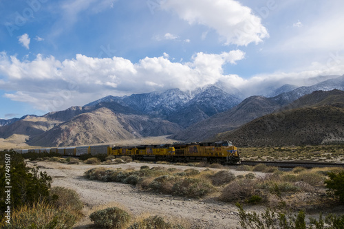 Snowy Mountain Desert Train 3