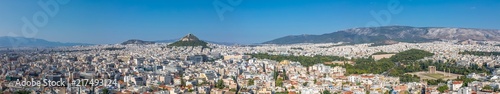 Vue sur Athènes et le Mont Lycabette, depuis l'Acropole © Pierre Violet
