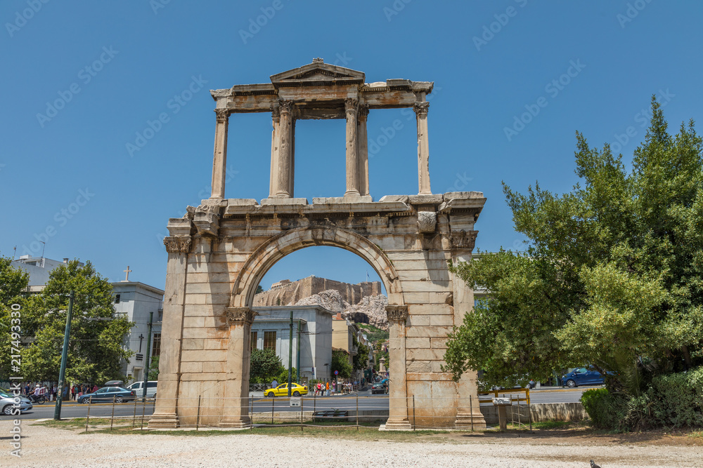 Porte d'Hadrien à Athènes