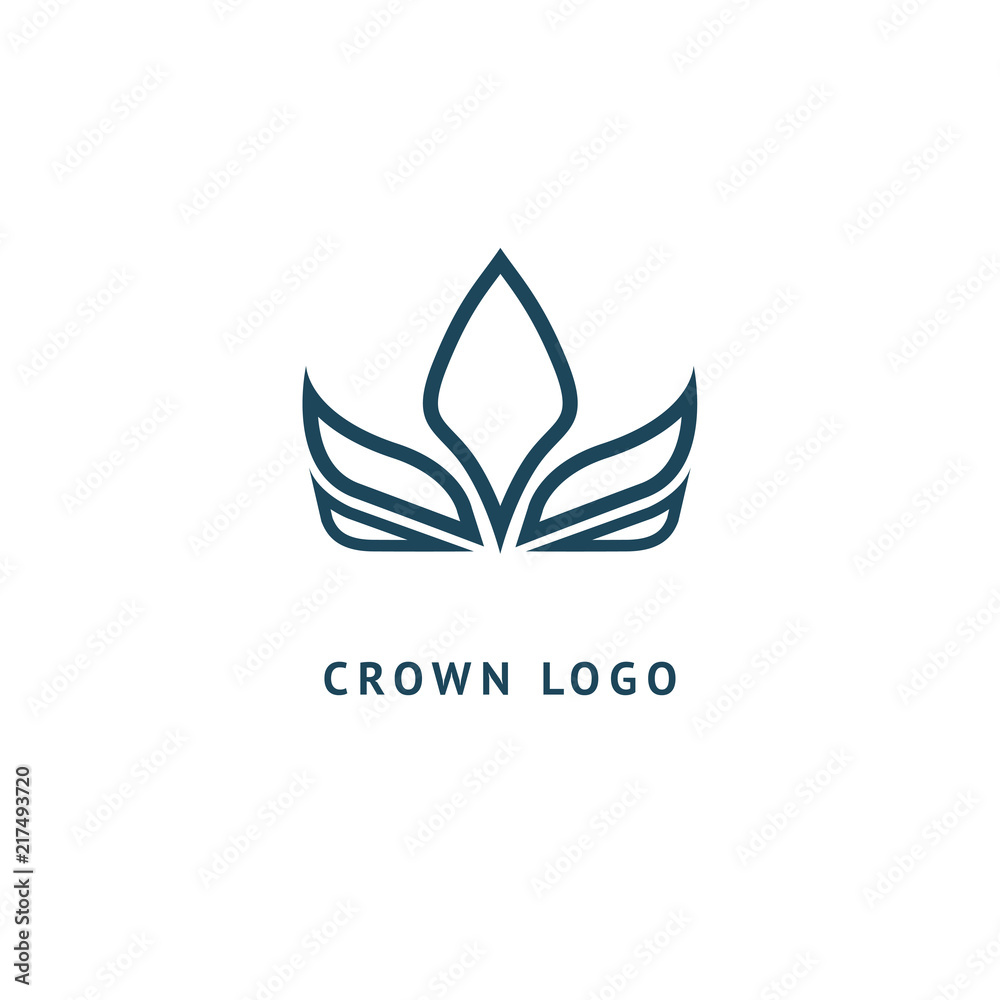 Abstract vetor crown logo vector design. Sign for beauty salon, elite accessories, jewelry, hotels, spa, wedding. Vintage decorative icon qween, king, princess. Abstract vetor crown logo vector design. Sign for beauty salon, elite accessories, jewelry, hotels, spa, wedding. Vintage decorative icon qween, king, princess.