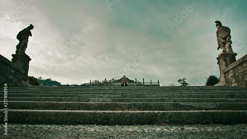 The guy on the stairs. Ages photo