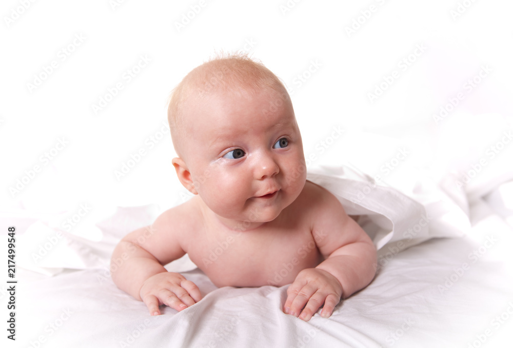 portrait of newborn baby 