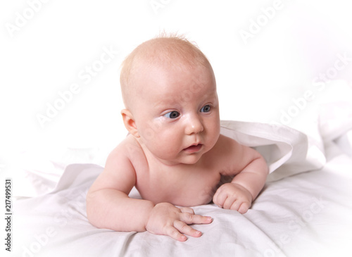 portrait of newborn baby 