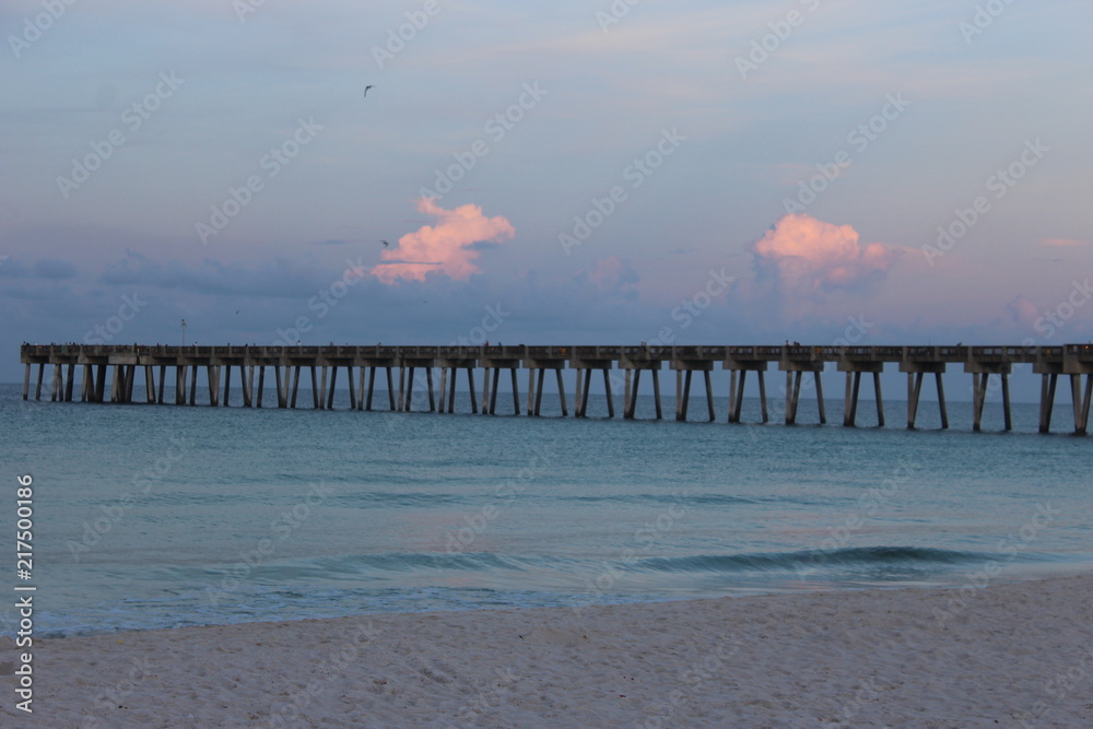 Fototapeta premium Pier Sunset