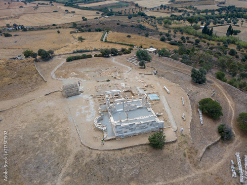 Temple de Demeter, Ano Sagri, ile de Naxos, Cyclades, Grèce photo