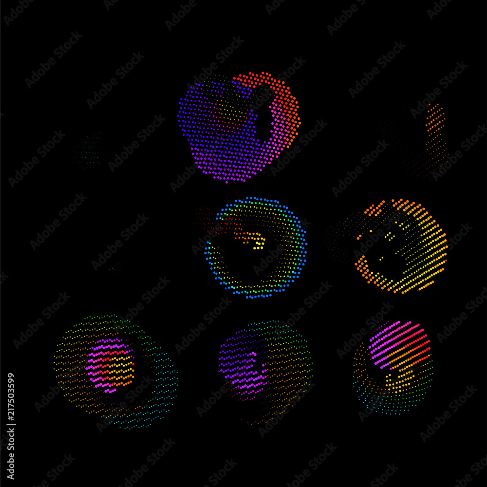 abstract vector background-Dot Graphics   