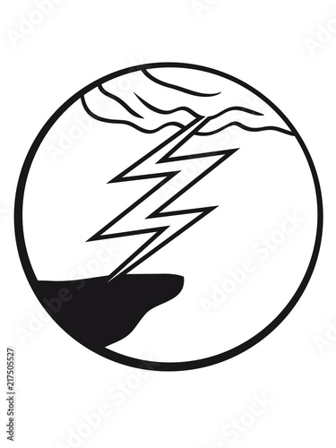 wolke gewitter blitz sturm klippe rund kreis nacht abend blitz symbol kabel strom elektro leitung starkstrom gefahr energie watt clipart