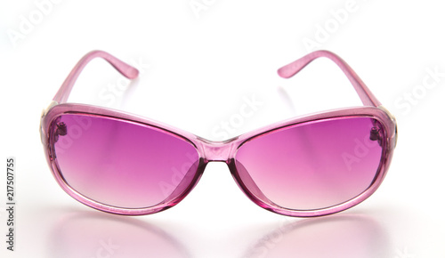 Cool sunglasses isolated on white background.