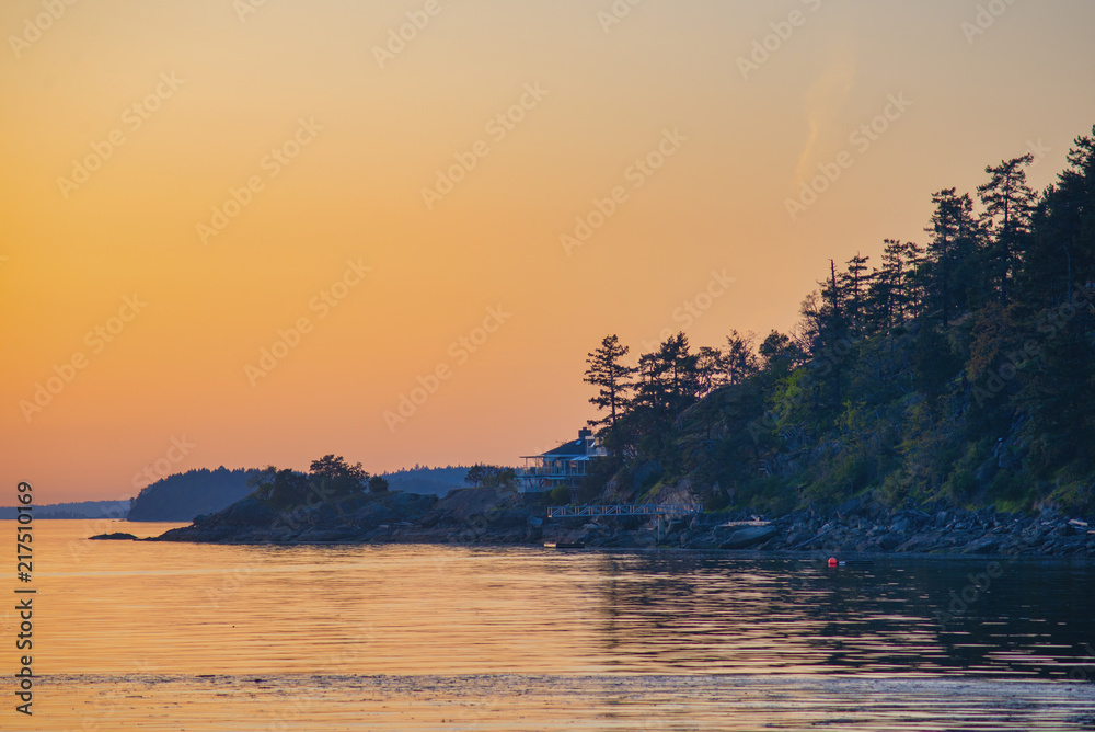 Shoreline of Salt Spring Island, British Columbia, Canada