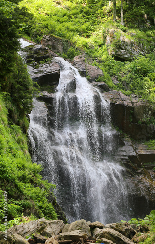 Photo of a beautiful macro waterfall