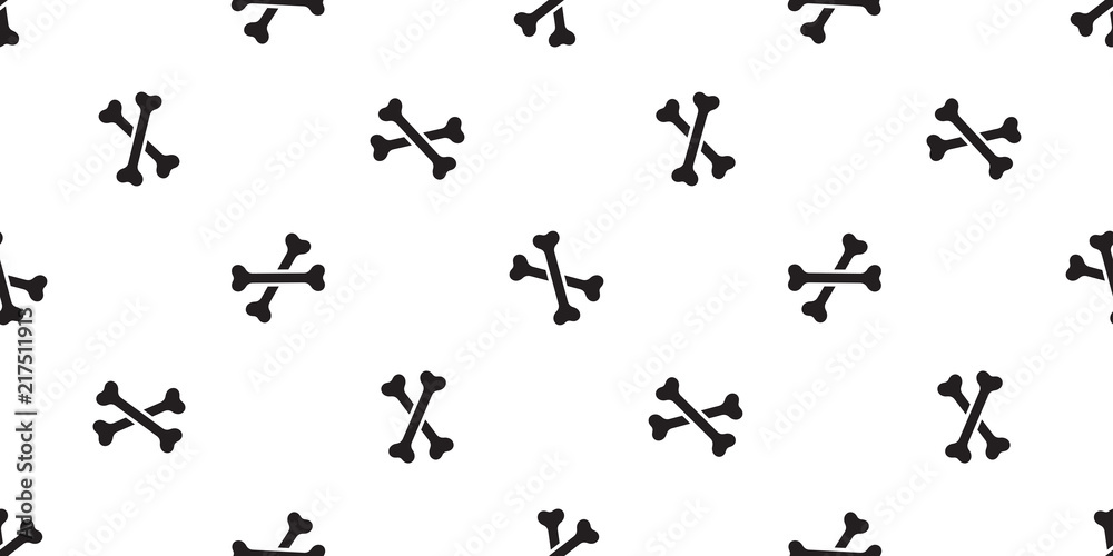 Crossbones seamless pattern vector Halloween skull bone pirate Ghost scarf isolated repeat wallpaper tile background Crossbones seamless pattern vector Halloween skull bone pirate Ghost scarf isolated repeat wallpaper tile background