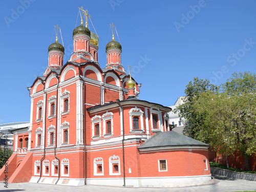 Moscow. Znamensky Cathedral is the main temple of the former Znamensky Monastery. It was built in 1679-1684.