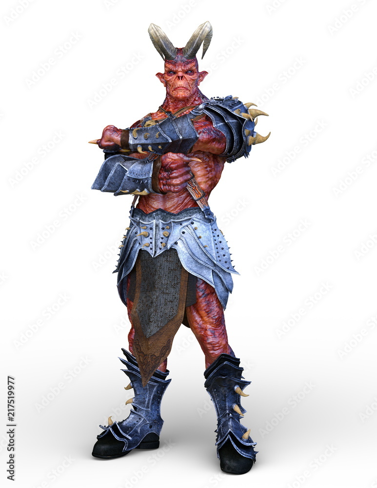 斧を持ったモンスター