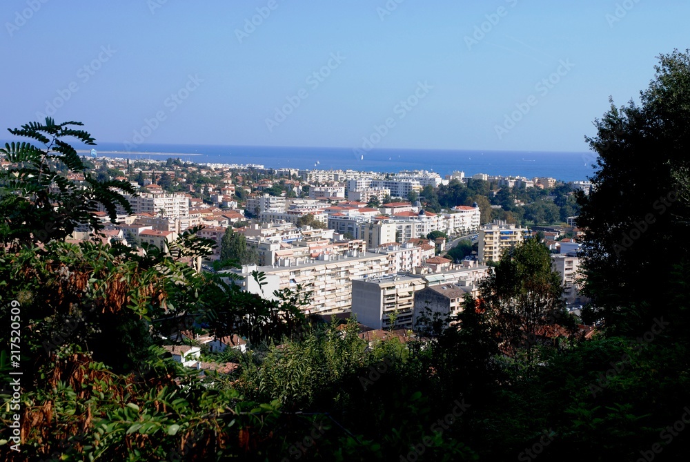 Obraz premium Hauteurs de Cagnes-sur-Mer (Alpes-Maritimes)