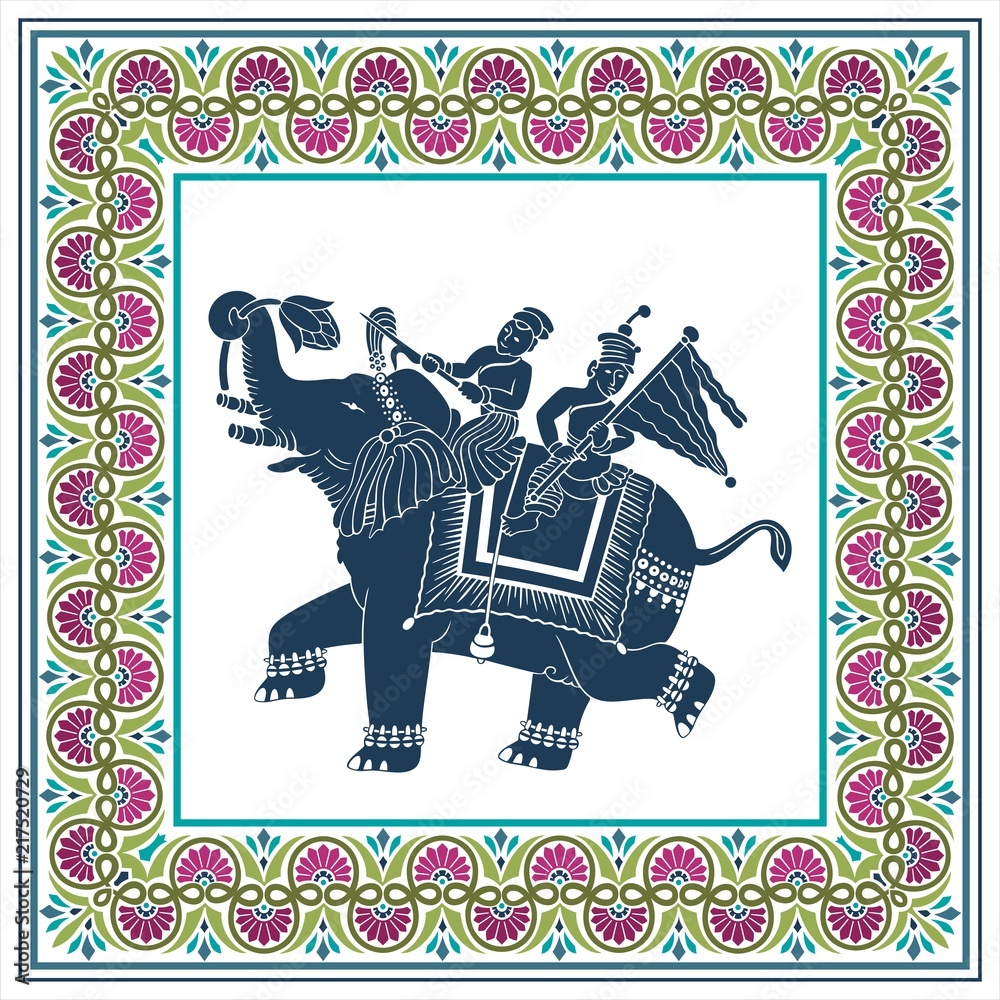 Obraz premium Elephant, festival , Jaipur, Royal Rajasthan, India, Asia