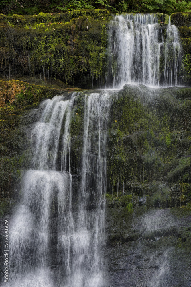 Sgwd yr Pannwr waterfall, Brecon Beacons National Park, Wales Sgwd yr Pannwr waterfall, Brecon Beacons National Park, Wales