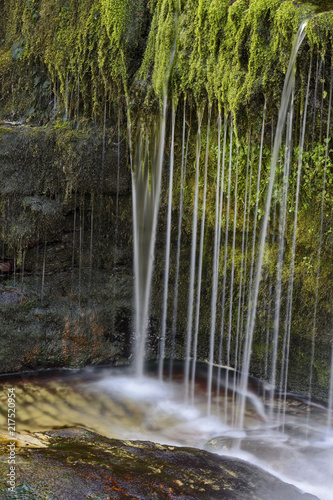 Sgwd yr Pannwr waterfall  Brecon Beacons National Park  Wales